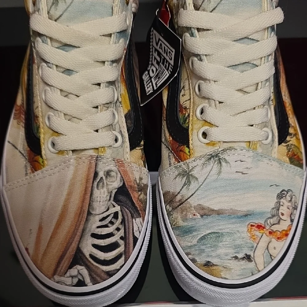 Vans Old Skool Art Print Men’s 8 Women’s 9.5 New